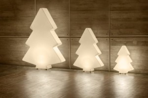 Zestaw Świąteczny LED Monumo Choinki podświetlane barwa ciepła H:140 &   H:100 &   H:60