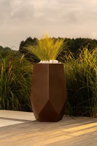 Designerska Donica Monumo Bari Corten Effect pełna pojemność  H:71
