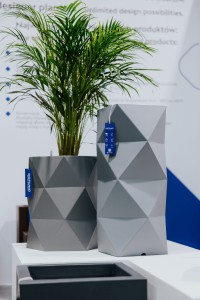 Zestaw 2 Eleganckich Donic Monumo Asti & Modena szara z wewnętrzną półką