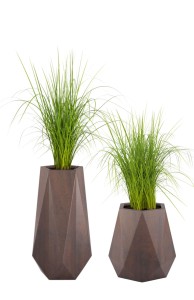 Zestaw 2 Geometrycznych Donic Monumo Siena & Flavi corten effect z wewnętrzną półką