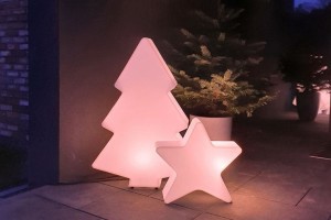 Zestaw Świąteczny LED Monumo Choinka podświetlana H:100 & Gwiazda podświetlana RGB H:50