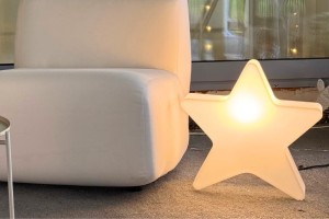 Gwiazda Podświetlana LED Monumo do domu i ogrodu barwa ciepła 48 cm