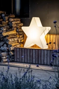 Gwiazda podświetlana LED 90 cm ozdoba świąteczna Monumo barwa ciepła