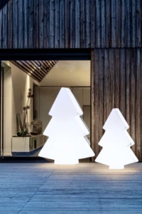 Zestaw Świąteczny LED Monumo Choinka podświetlana H:100 & Choinka podświetlana H:60 Barwa zimna