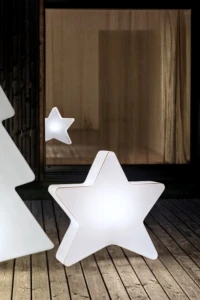 Gwiazda Podświetlana LED do domu i ogrodu Monumo barwa zimna 50 cm