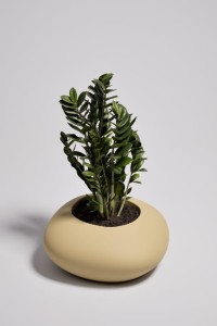 Donica ogrodowa kamień Stoner S Monumo beżowa z wewnętrzną półką