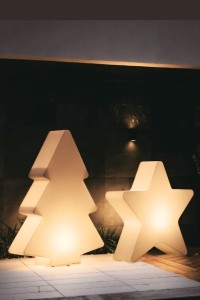 Zestaw Choinka LED 140 cm i Gwiazda LED 90 cm świąteczne barwa ciepła