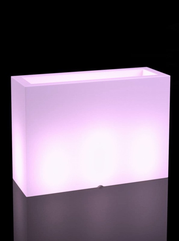 Donica LED podświetlana prostokątna 100 cm RGB + pilot| Longerino light| Monumo