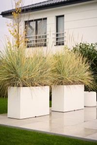 Zestaw 2 długich donic prostokątnych 100 cm białych | Longerino z półką | Monumo