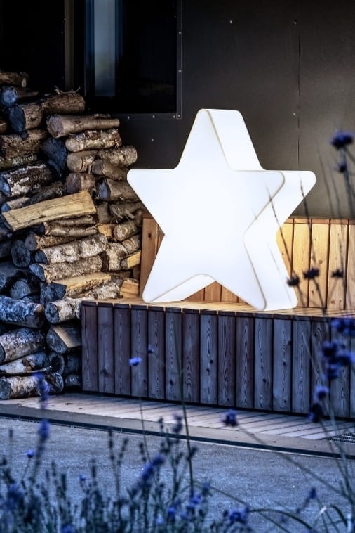 Gwiazda LED 90 cm ozdoba bożonarodzeniowa Monumo barwa zimna