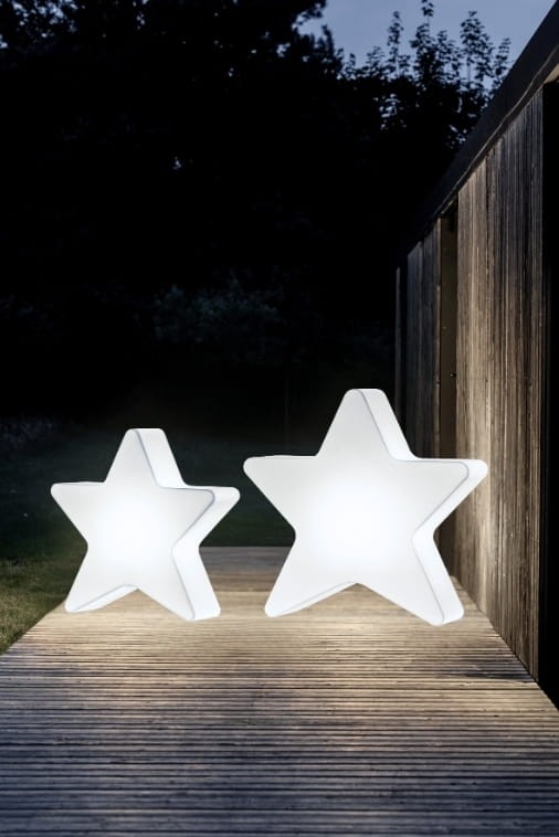 Zestaw Gwiazd LED 90 cm i 110 cm dekoracje świetlne barwa zimna