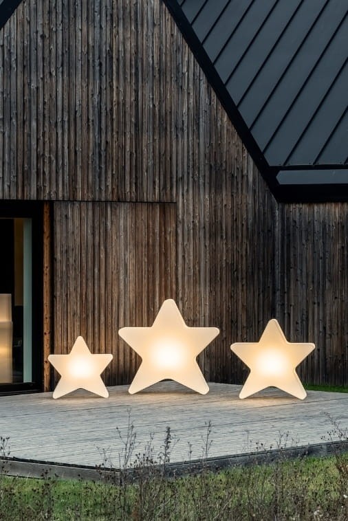 Zestaw Gwiazd  LED 70cm 90 cm i 110 cm ozdoby świąteczne barwa ciepła