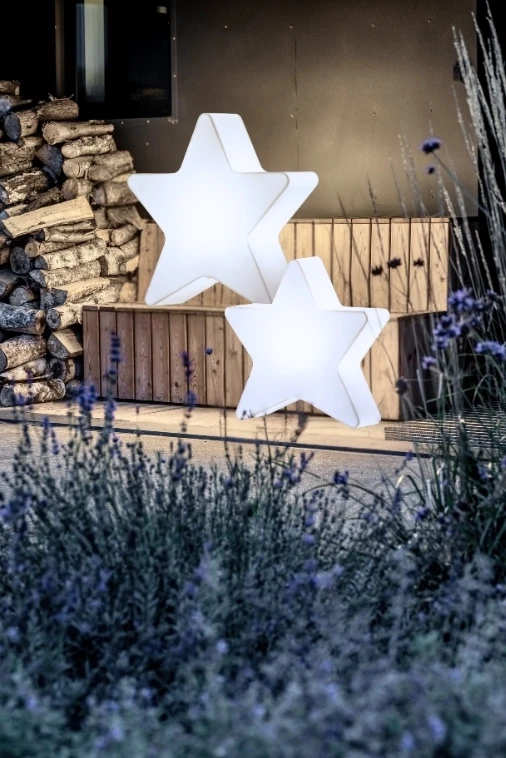 Zestaw Gwiazd LED 70 cm i 90 cm do salonu Monumo barwa neutralna