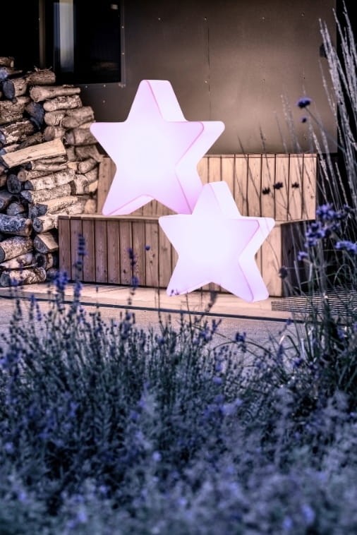 Zestaw Gwiazd podświetlanych 70 cm i 90 cm do salonu Monumo RGB +pilot