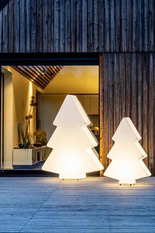 Zestaw Świąteczny LED Monumo Choinka podświetlana H:100 & Choinka podświetlana H:60 Barwa ciepła