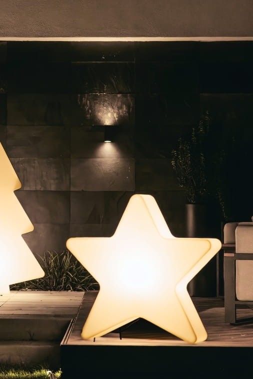 Podświetlana Gwiazda LED 80 cm ozdoba świąteczna Monumo barwa ciepła 