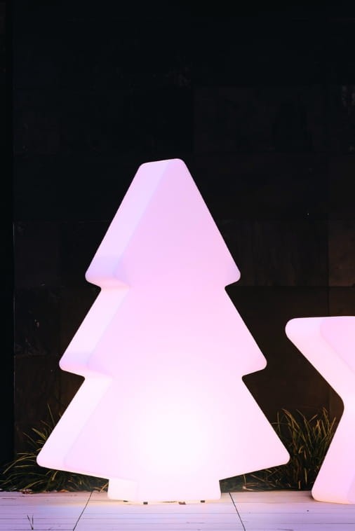 Choinka podświetlana LED świąteczna L Monumo żarówka RGB 140 cm