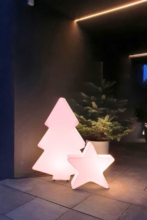 Zestaw Świąteczny LED Monumo Choinka podświetlana H:100 & Gwiazda podświetlana RGB H:50