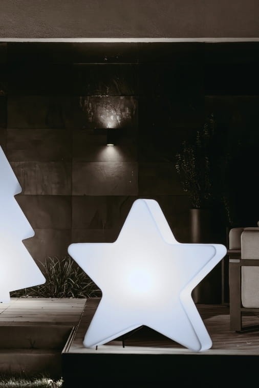 Podświetlana Gwiazda LED 80 cm ozdoba świąteczna Monumo barwa neutralna