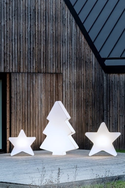 Zestaw Świąteczny LED Monumo Choinka podświetlana H:100 &  Gwiazda podświetlana H:50 & Gwiazda podświetlana  H:70 barwa  zimna