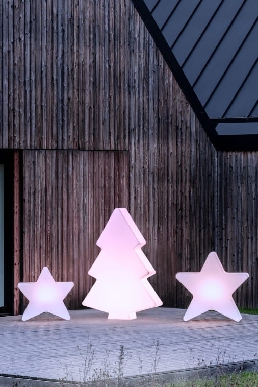 Zestaw Świąteczny LED Monumo Choinka podświetlana H:100 &  Gwiazda podświetlana H:50 & Gwiazda podświetlana  H:70 RGB + pilot