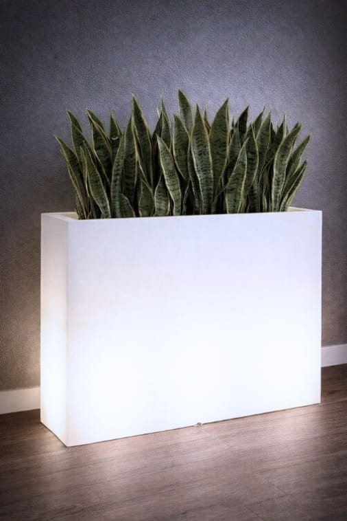 Donica LED podświetlana długa 85 cm barwa neutralna | Lungo Grande light | Monumo