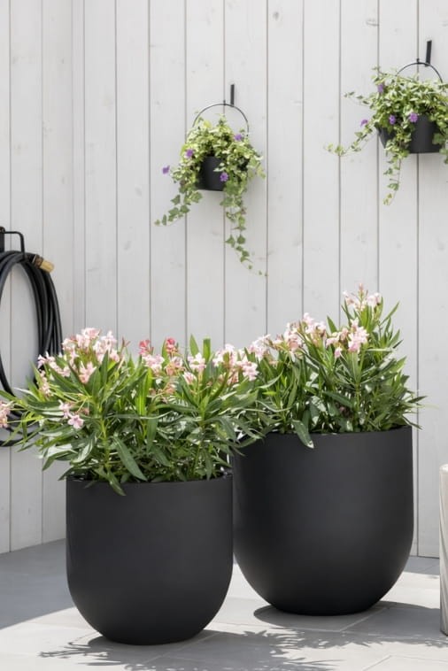 Zestaw donic ogrodowych 40 i 50 cm czarne – 2 szt. | Primo | Monumo