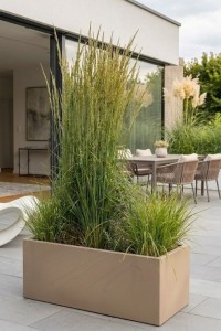 Długa donica prostokątna 85 × 35 × 40 cm beżowa | Long Midi | Monumo