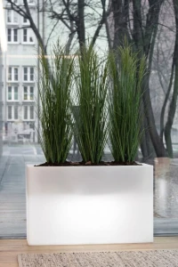 Donica LED podświetlana długa 80 cm barwa neutralna | Lungo Maxi z półką | Monumo
