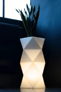 Donica LED podświetlana designerska 78 cm barwa ciepła| Asti light | Monumo