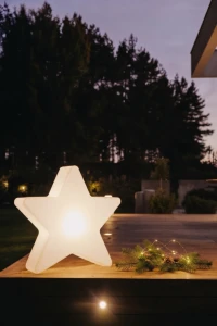 Gwiazda Podświetlana LED Monumo do domu i ogrodu barwa ciepła 48 cm