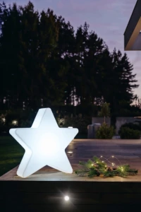 Gwiazda Podświetlana LED Monumo do domu i ogrodu barwa zimna 48 cm