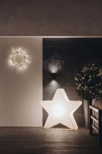 Podświetlana Gwiazda LED 60 cm ozdoba świąteczna Monumo barwa neutralna