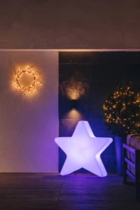 Podświetlana Gwiazda LED 60 cm ozdoba świąteczna Monumo RGB + pilot