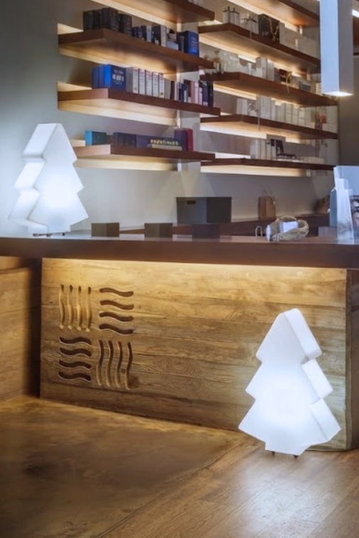 Choinka LED 60 cm MONUMO | Podświetlana | Do Wnętrz i Ogrodu | Barwa Zimna | Mrozoodporna Dekoracja Świąteczna
