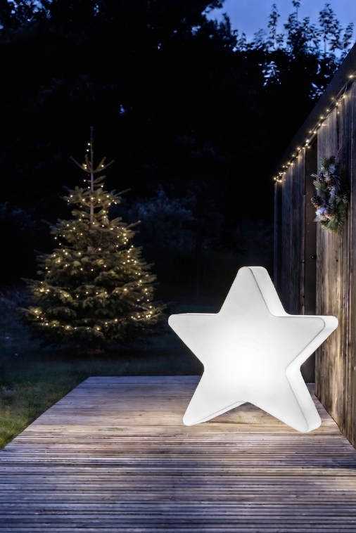 Gwiazda podświetlana XL LED 100 cm dekoracja Monumo barwa zimna