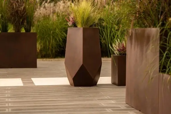 donice ozdobne corten effect Monumo