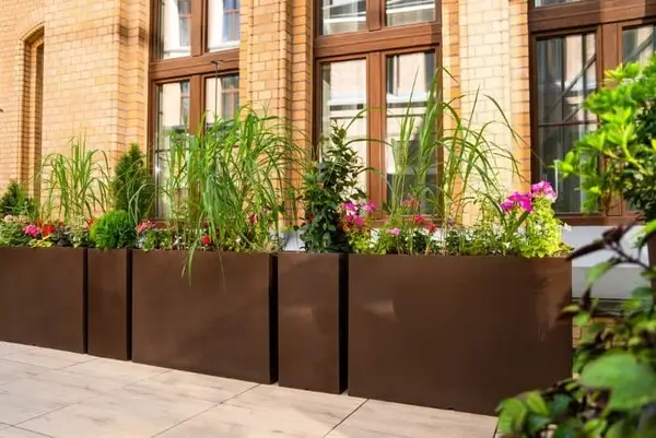 donice ogrodowe corten effect