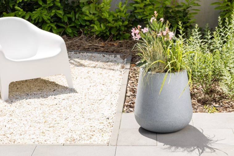 Duża okrągła donica Monumo Lago