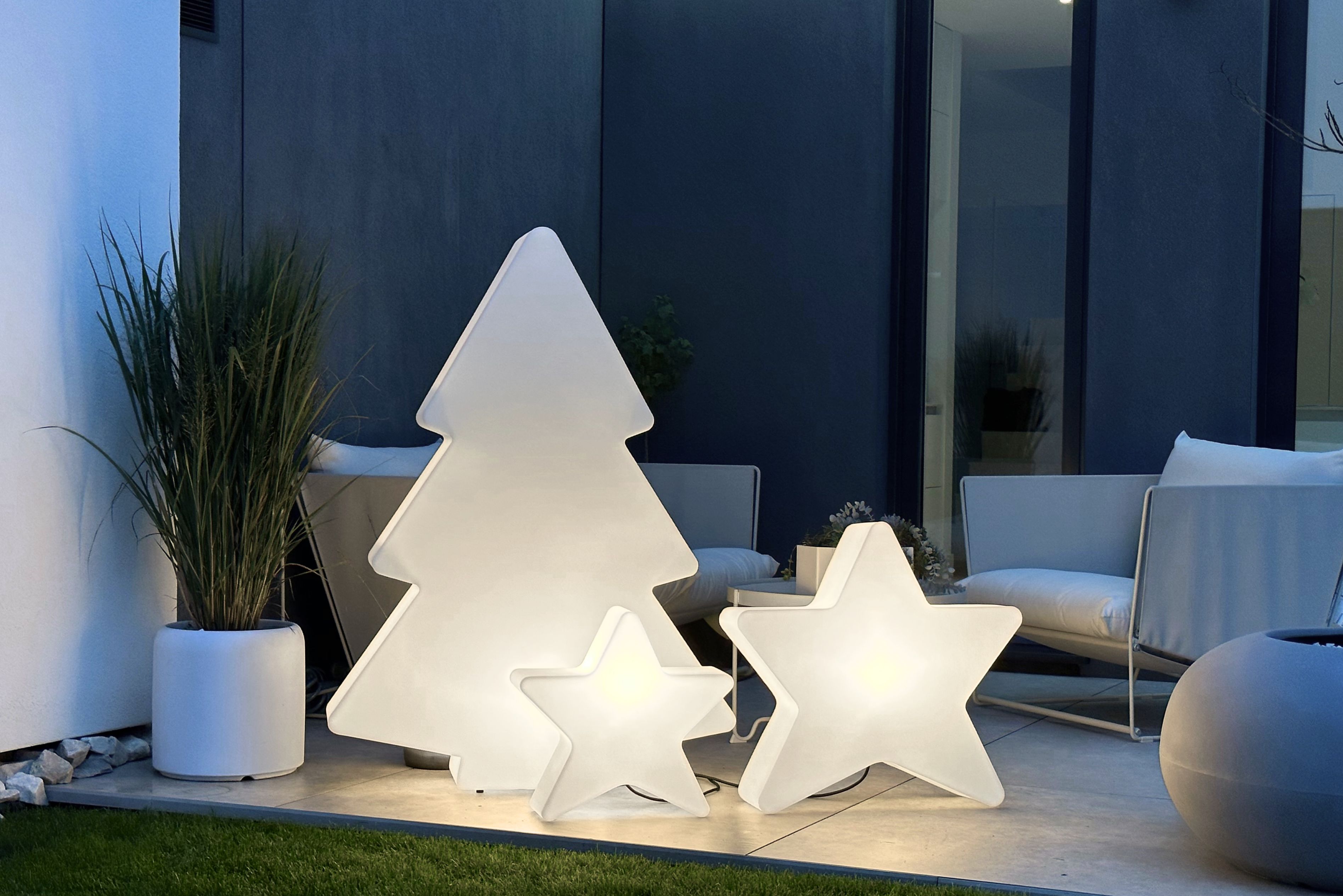 Zestaw świąteczny Choinka 100 cm Gwiazda 70 cm Gwiazda 50 cm bz