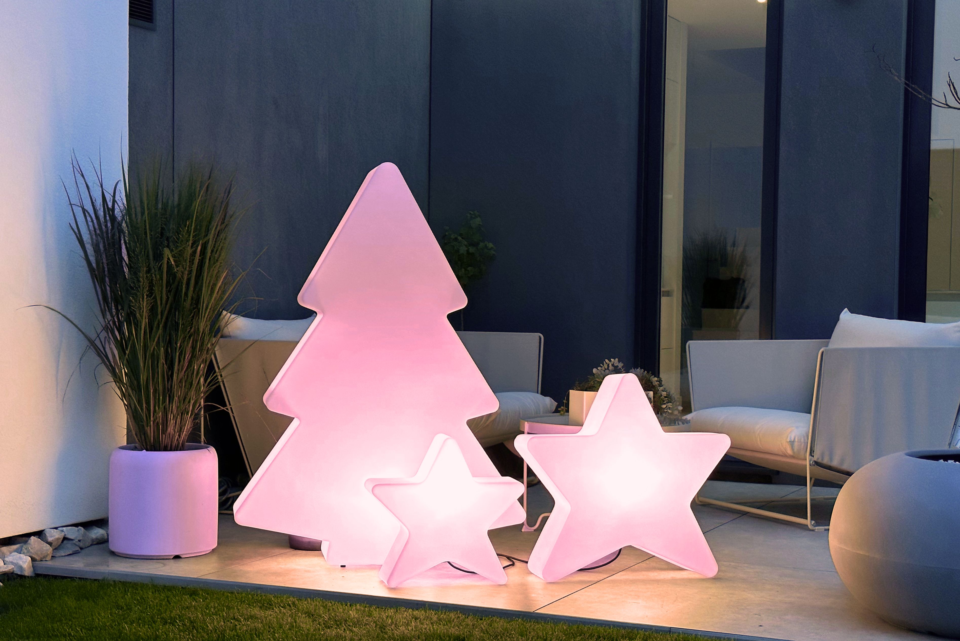 Zestaw świąteczny Choinka 100 cm Gwiazda 70 cm Gwiazda 50 cm 