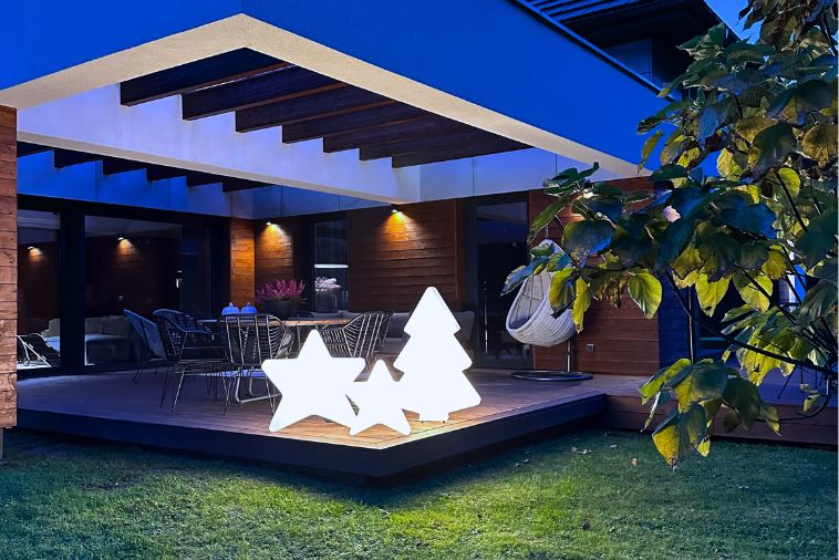 Zestaw świąteczny Choinka 100 cm Gwiazda 70 cm Gwiazda 50 cm 