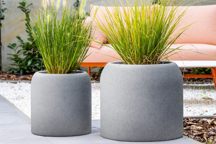 Klasyczna Okrągła Donica do biura Monumo Ambienti  39h