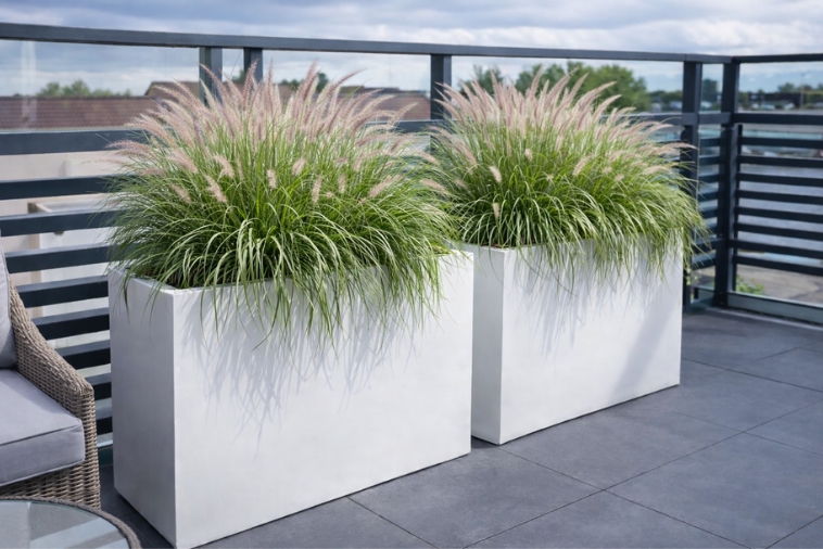 Podłużna prostokątna Donica Monumo Longerino