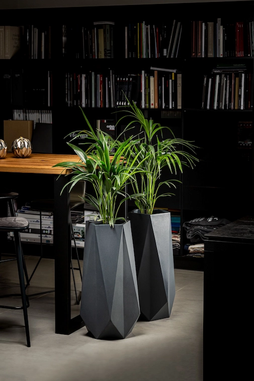 Wysoka nowoczesna donica Monumo Siena