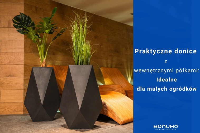 Praktyczne donice z wewnętrznymi półkami: Idealne dla małych ogródków