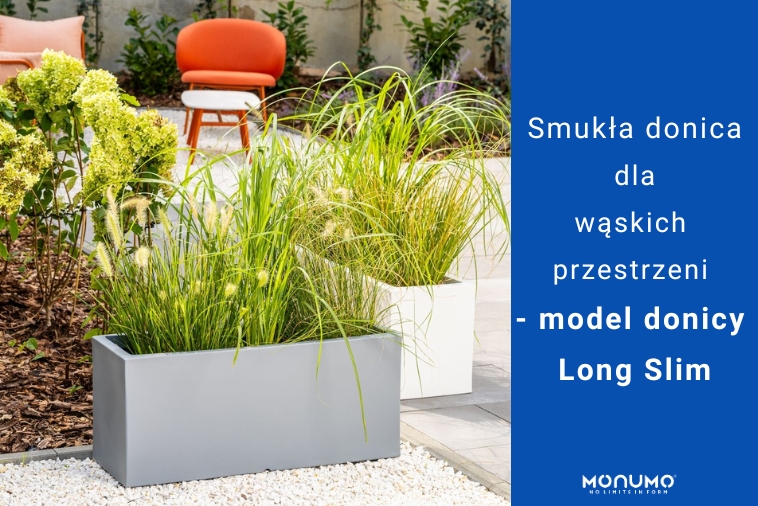Smukła donica dla wąskich przestrzeni - model donicy Long Slim