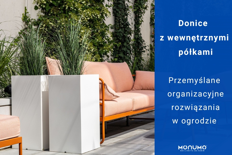 Donice z wewnętrznymi półkami: Przemyślane organizacyjne rozwiązania w ogrodzie